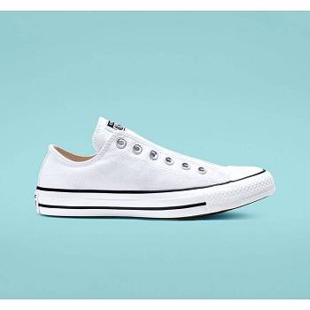 Converse Chuck Taylor All Star Biele - Damske Slip On